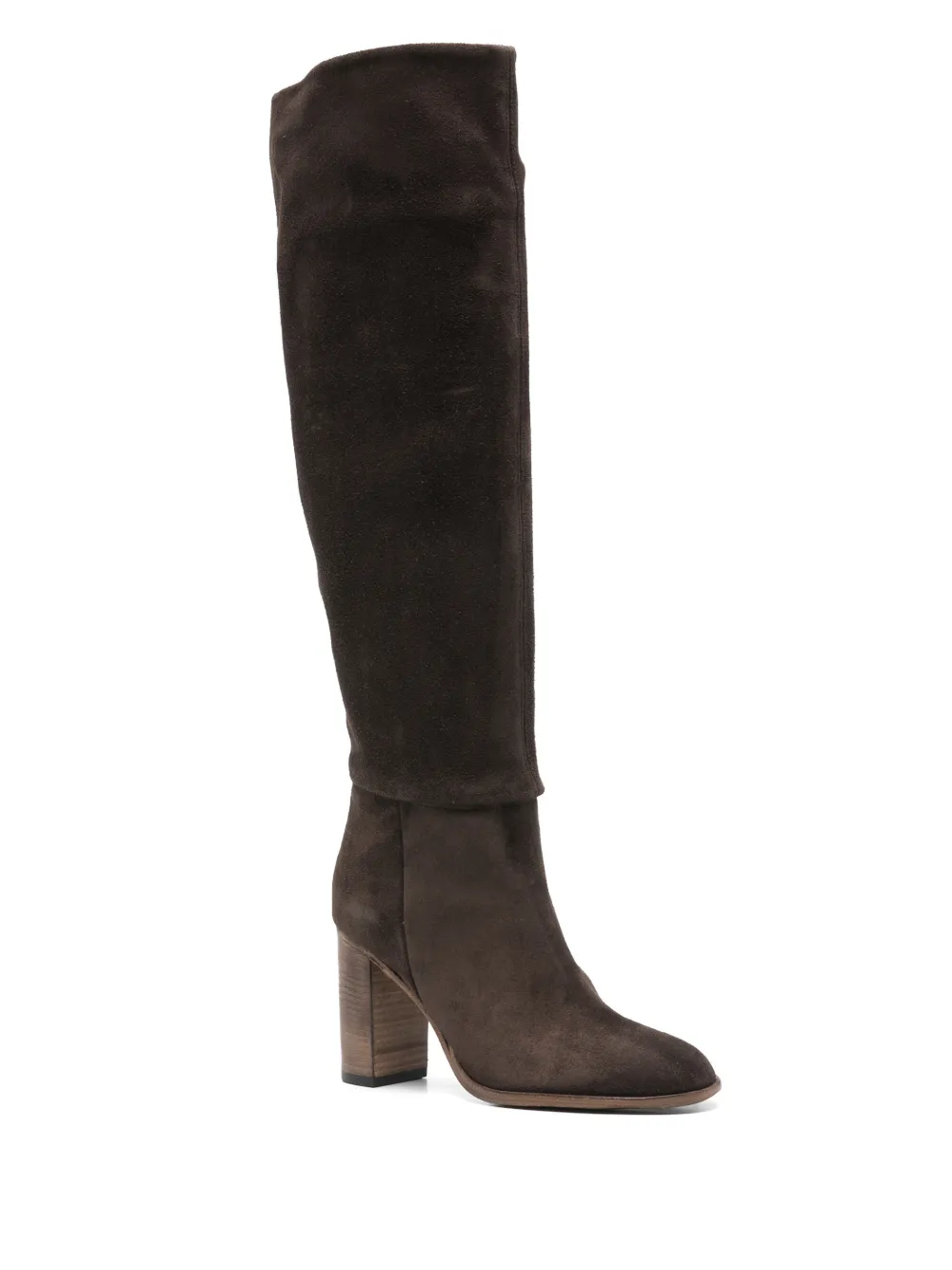 paola parisi 85mm block-heel suede boots | Knee-High Boots | Image 2