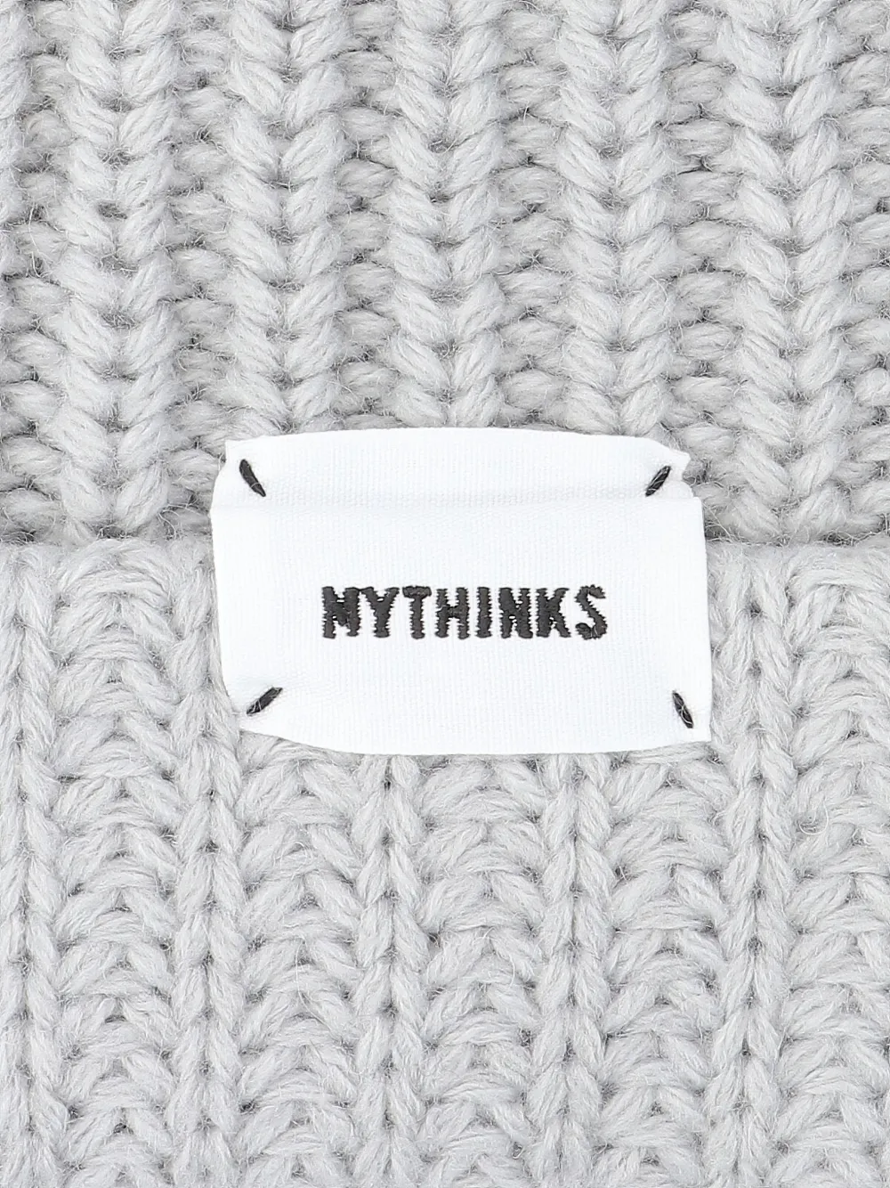 Mythinks Ribbed-knit Beanie Hat In Gray