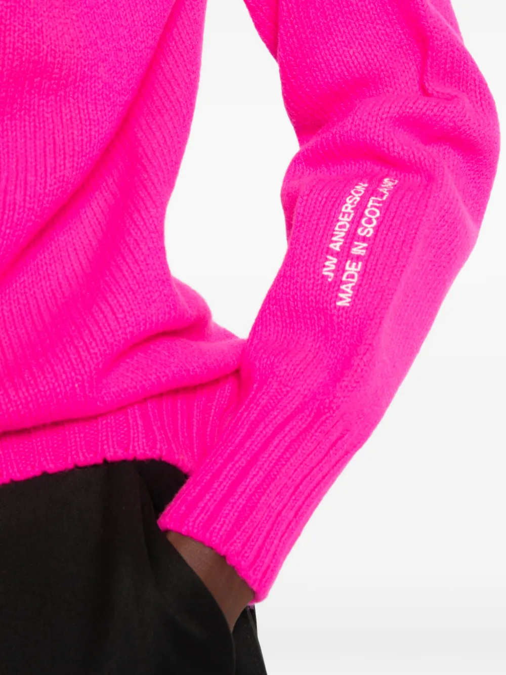 JW Anderson Coltrui met geribbelde zoom Roze