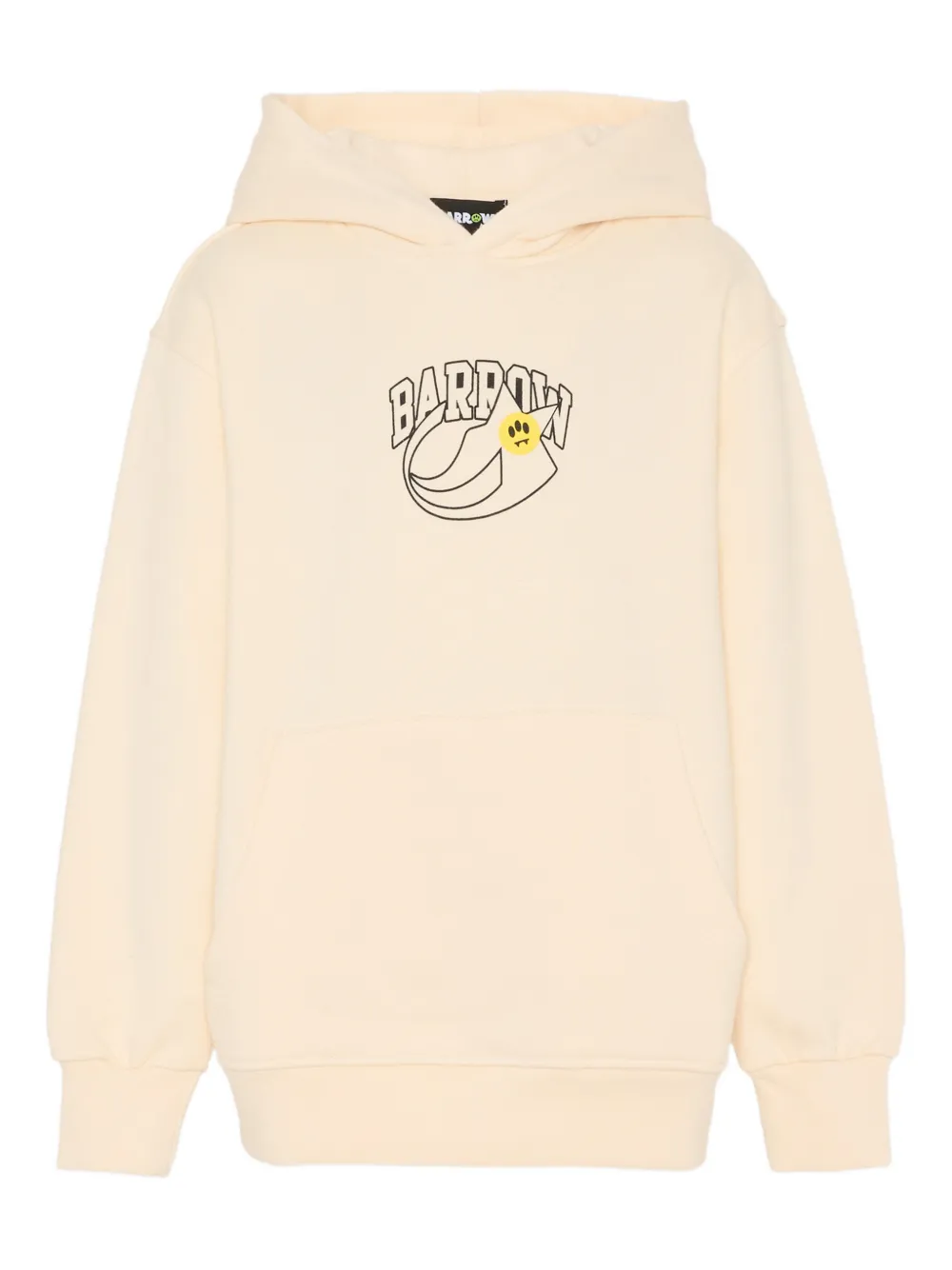 Barrow kids logo-print hoodie - Toni neutri