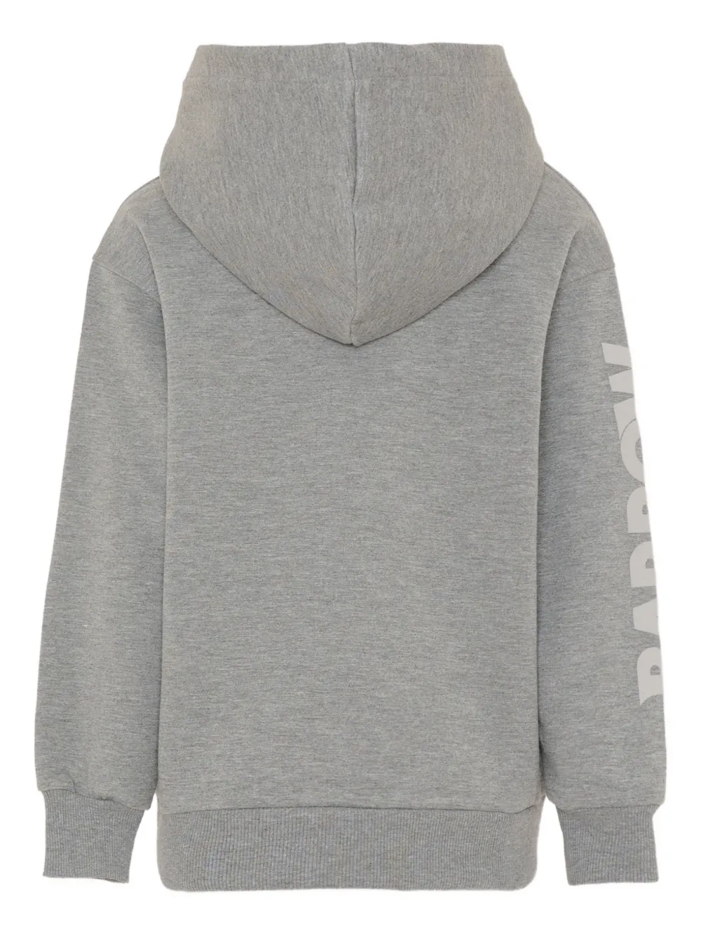 Barrow kids logo-embossed hoodie Grijs