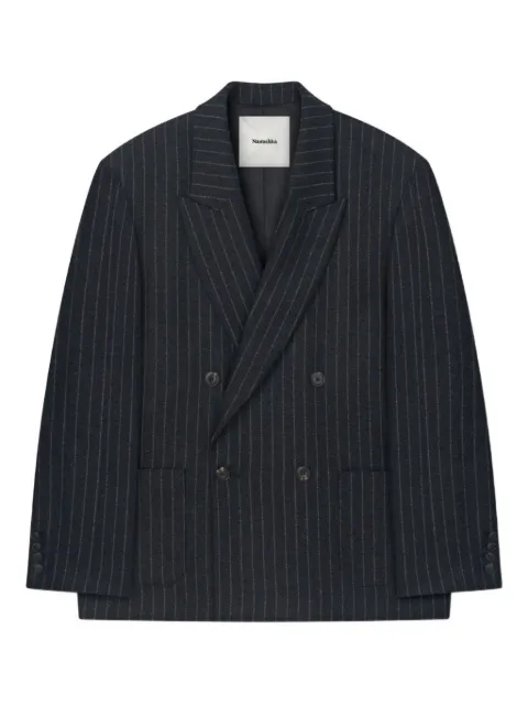 Nanushka Anselm pinstripe double-breasted blazer