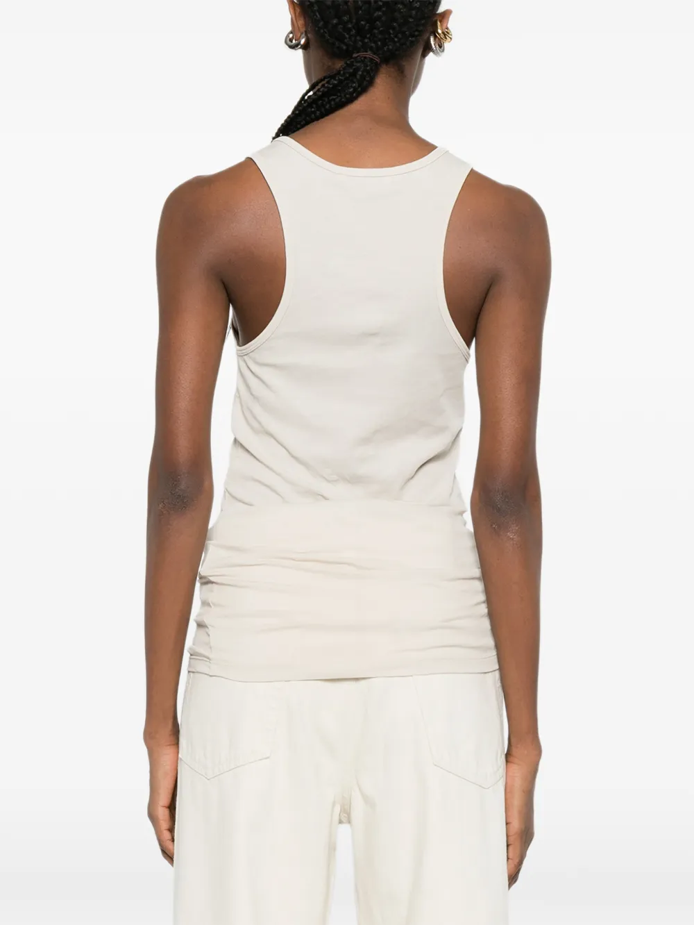 ENTIRE STUDIOS Tanktop met print Beige