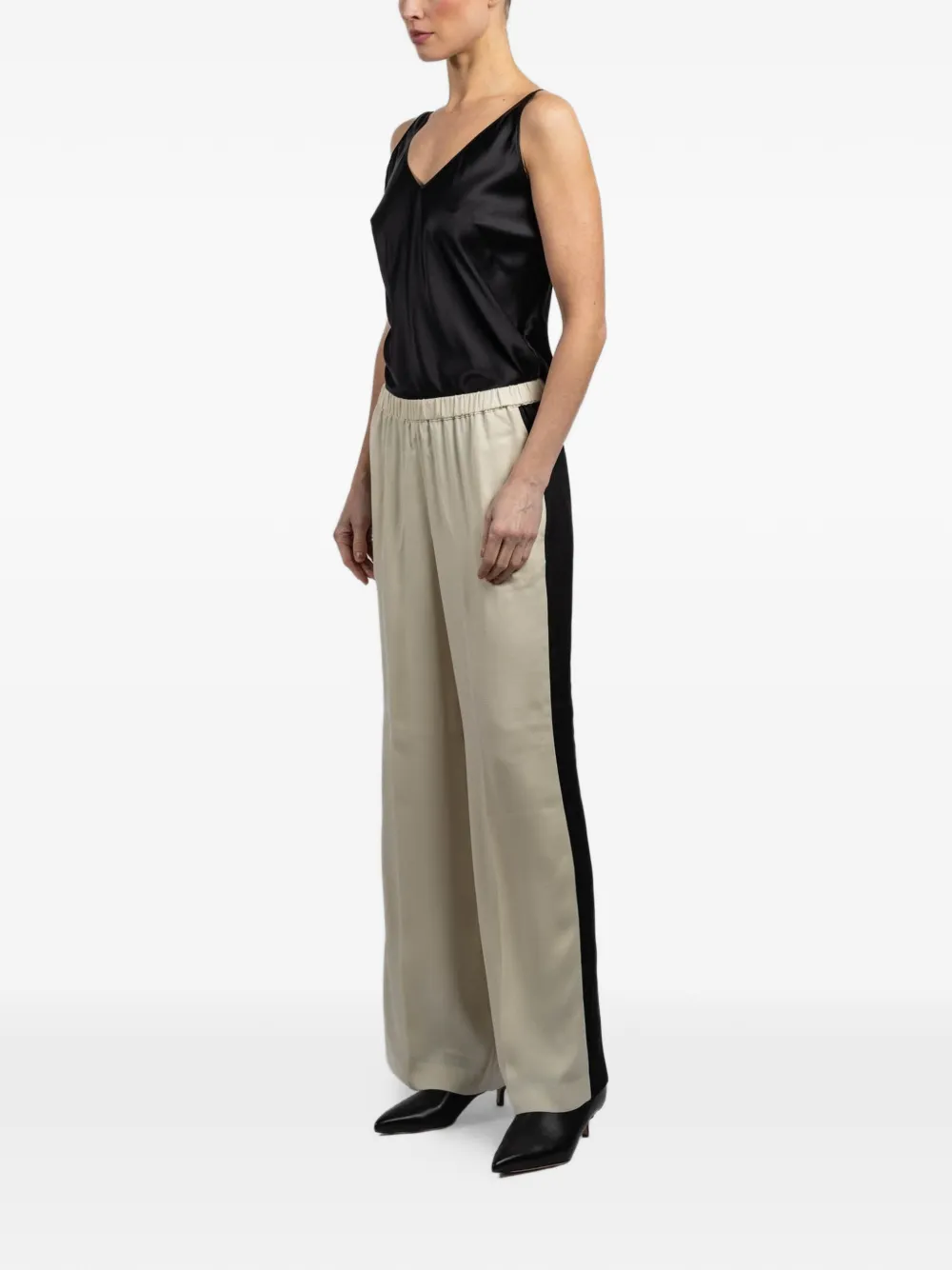 Rag & Bone Olivia Side-stripe Trousers - Neutrals 
