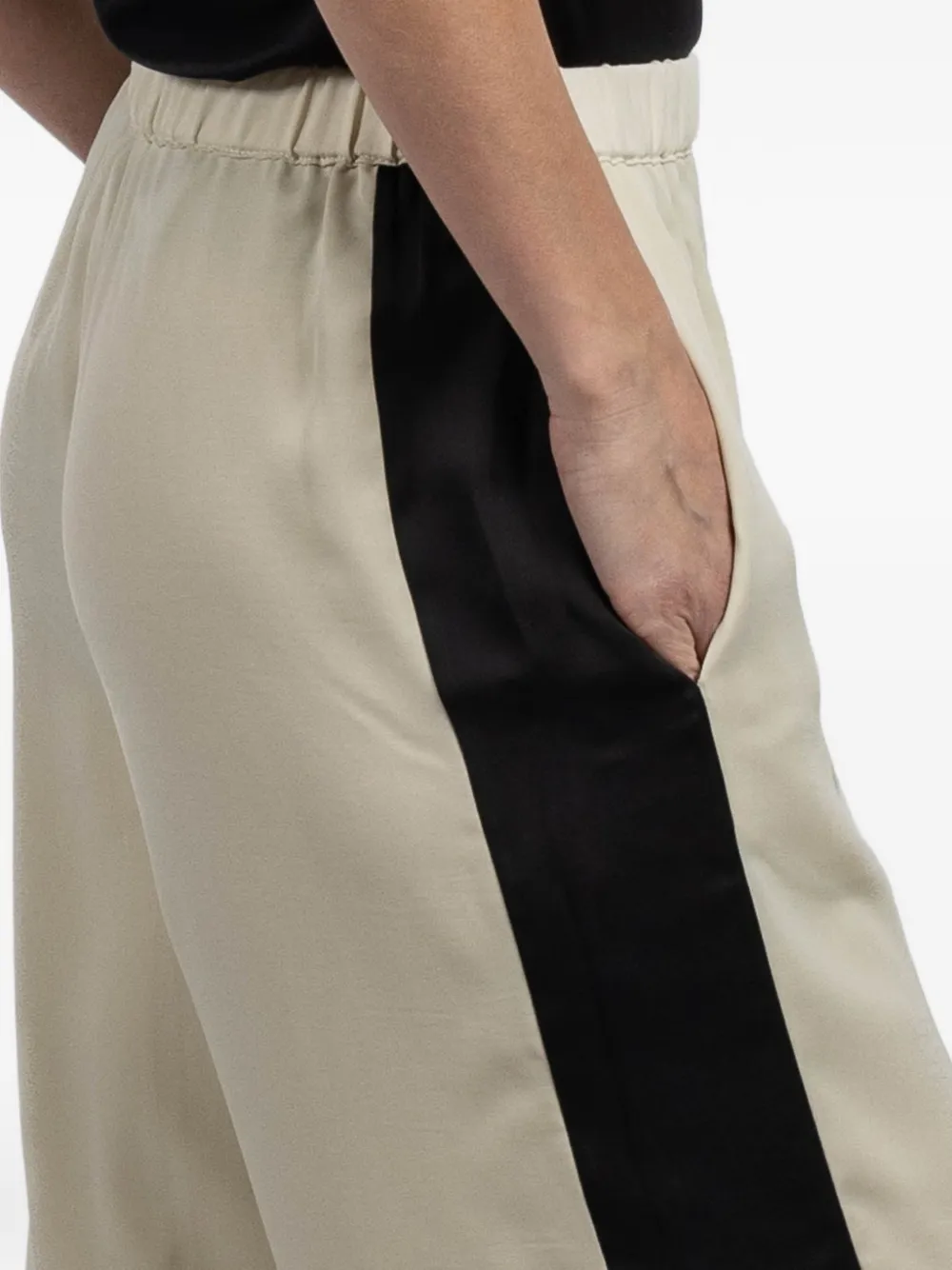 rag & bone Olivia broek met zijstreep Beige