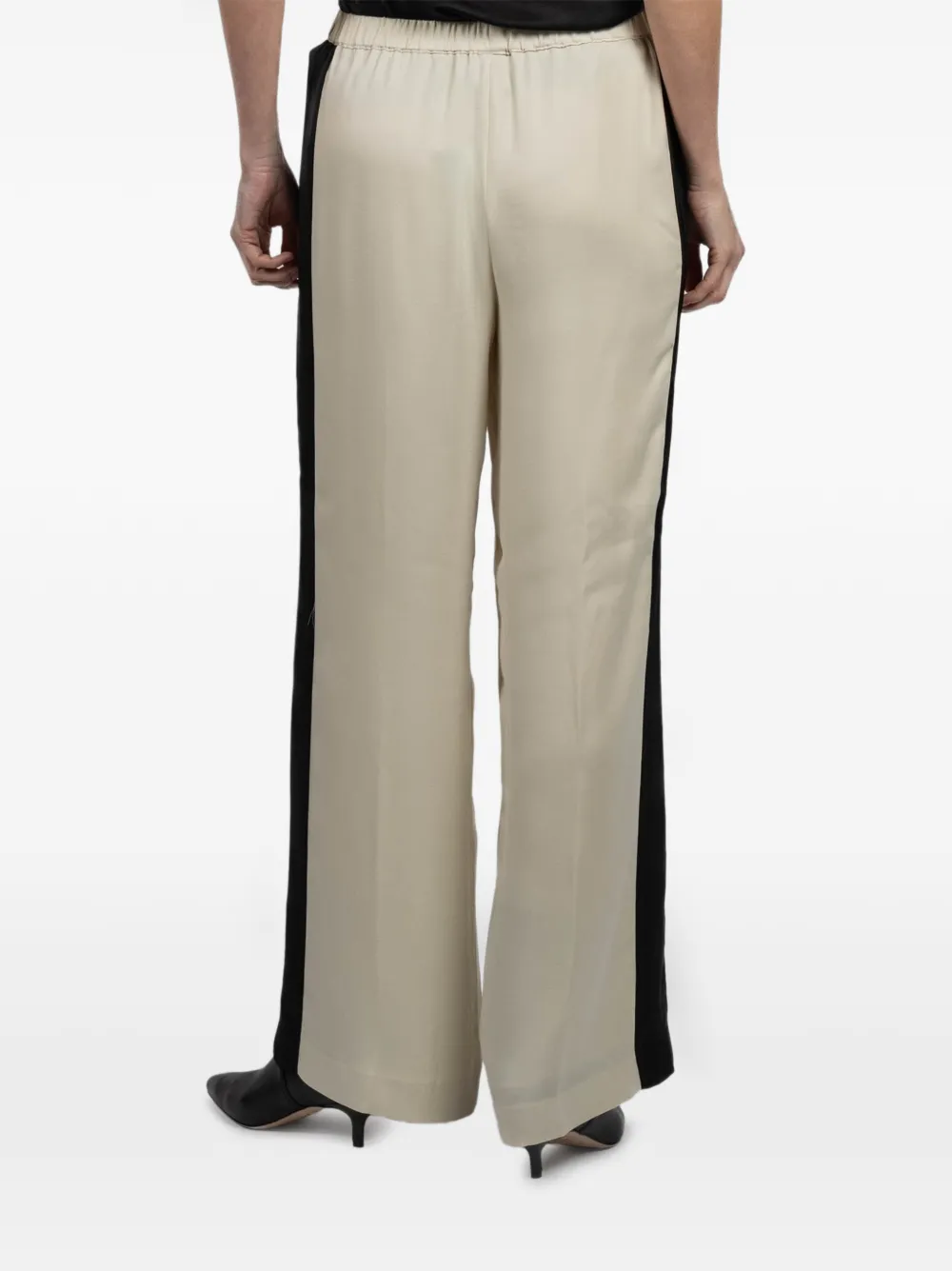 rag & bone Olivia broek met zijstreep Beige
