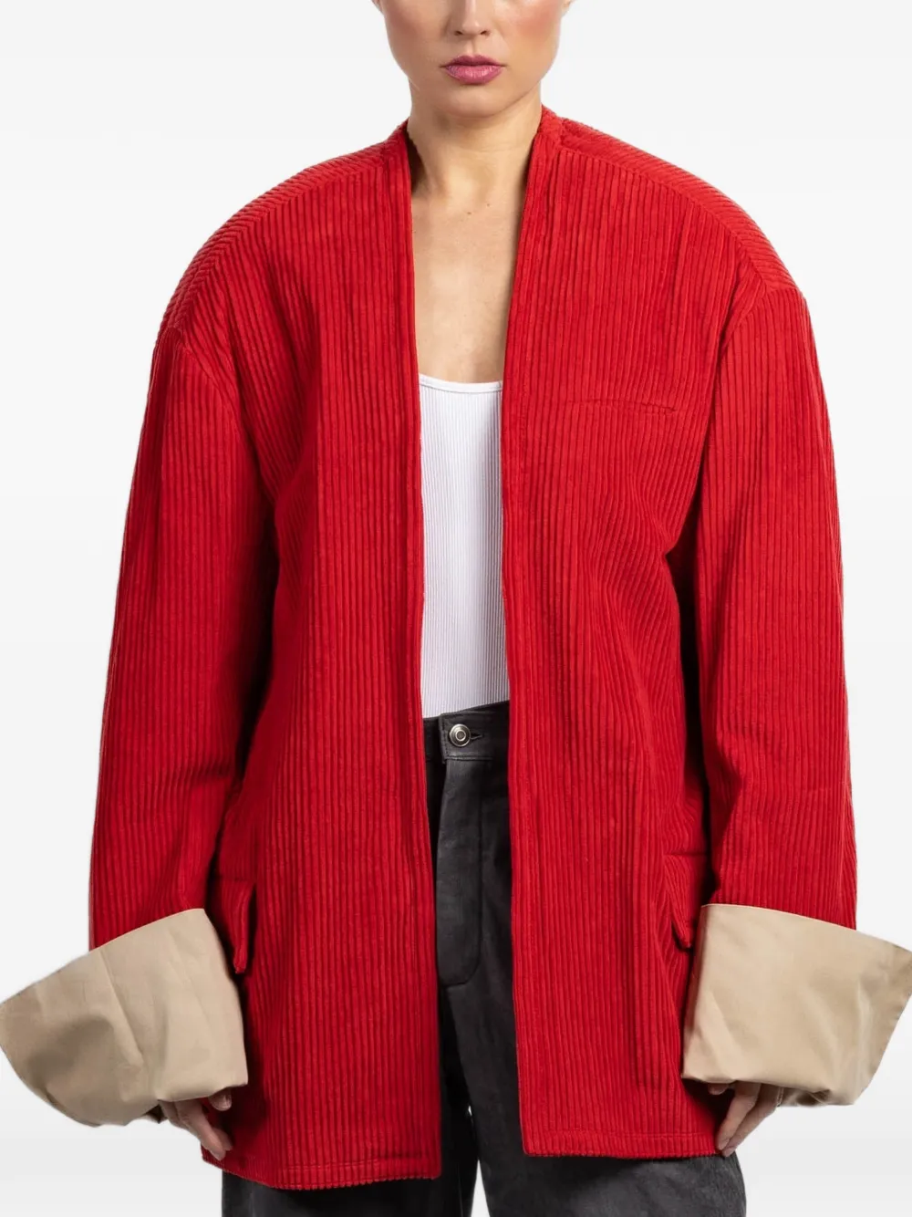 Jejia corduroy jacket - Rosso