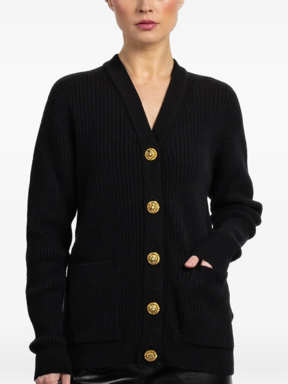 Balmain buttoned cardigan - Nero