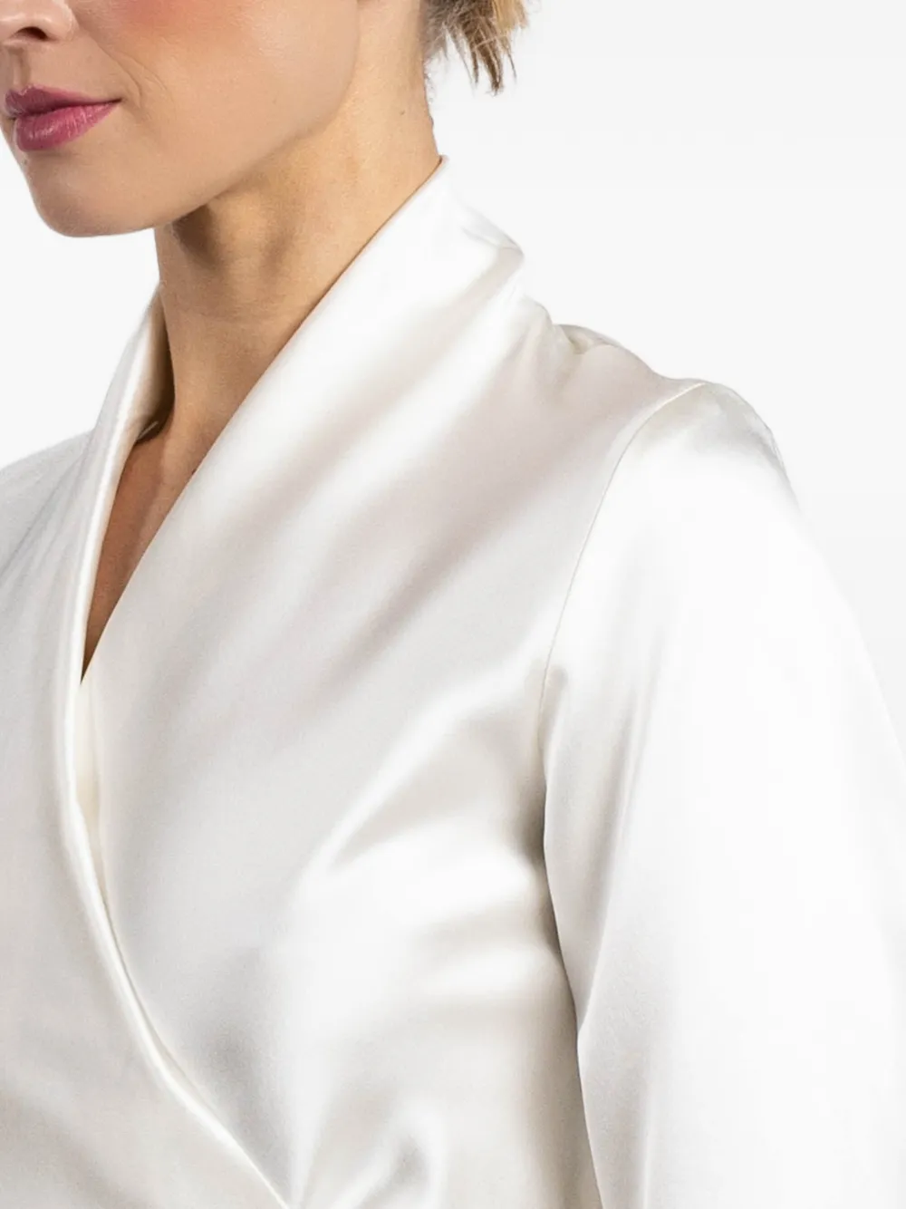 Three-Quarter Wrap Blouse
