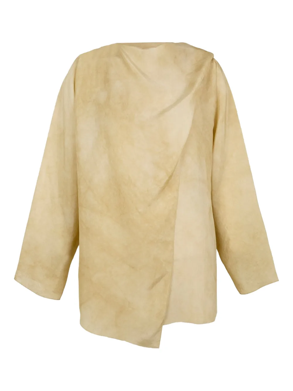 Cortana Dream draped panelled blouse - Neutrals