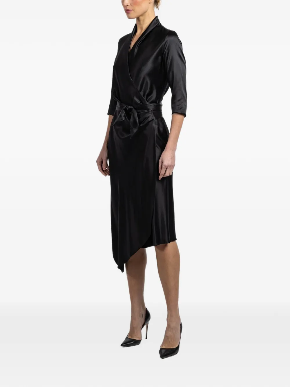 Tie-Waist Wrap Dress