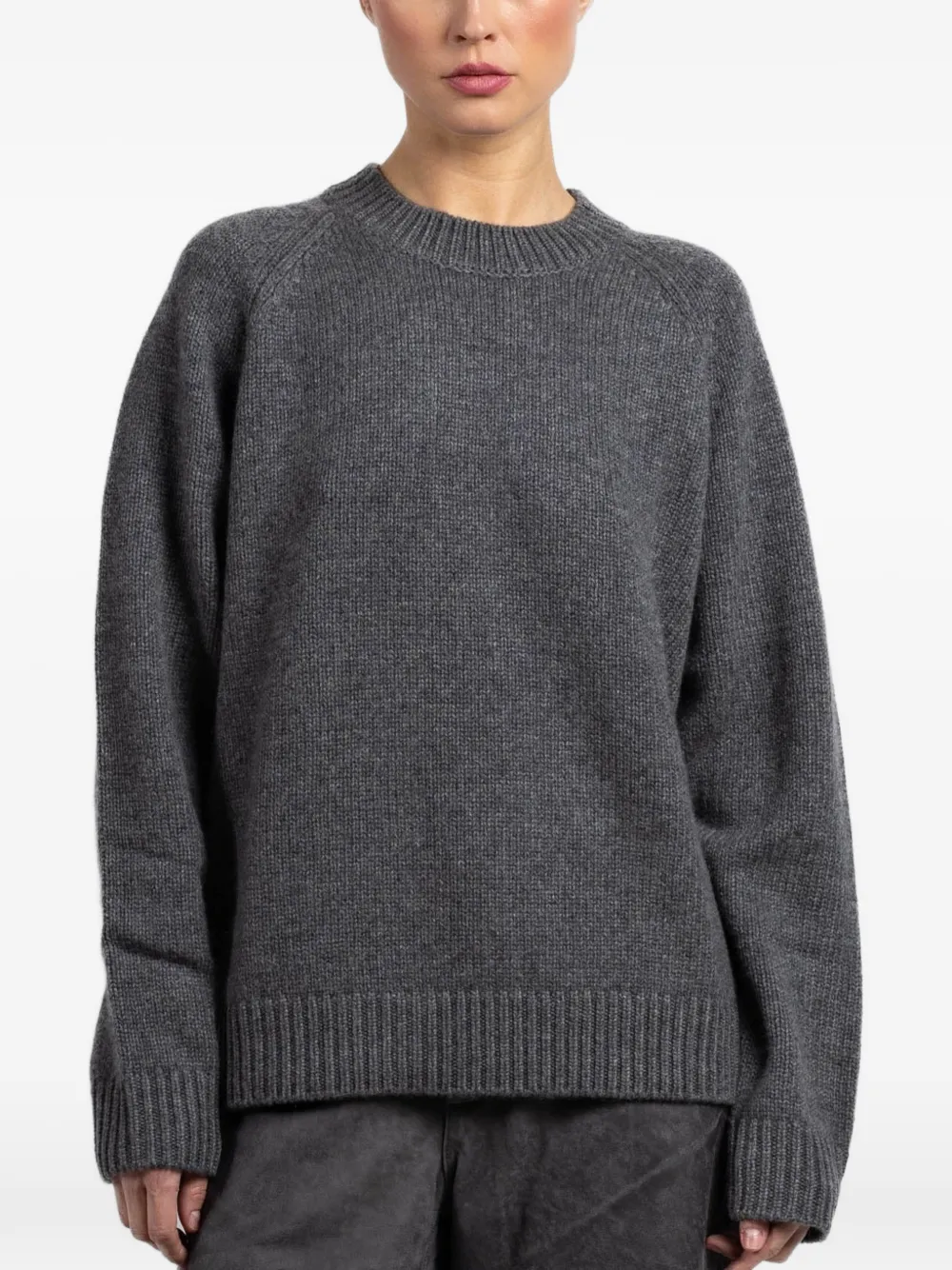 Lisa Yang Anine ribbed grey sweater | Grey | Image 1