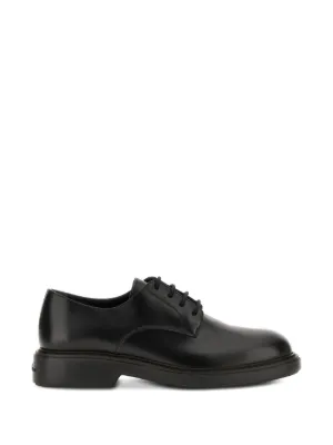 Tod's トッズ レザー ダービーシューズ | ブラック | FARFETCH JP