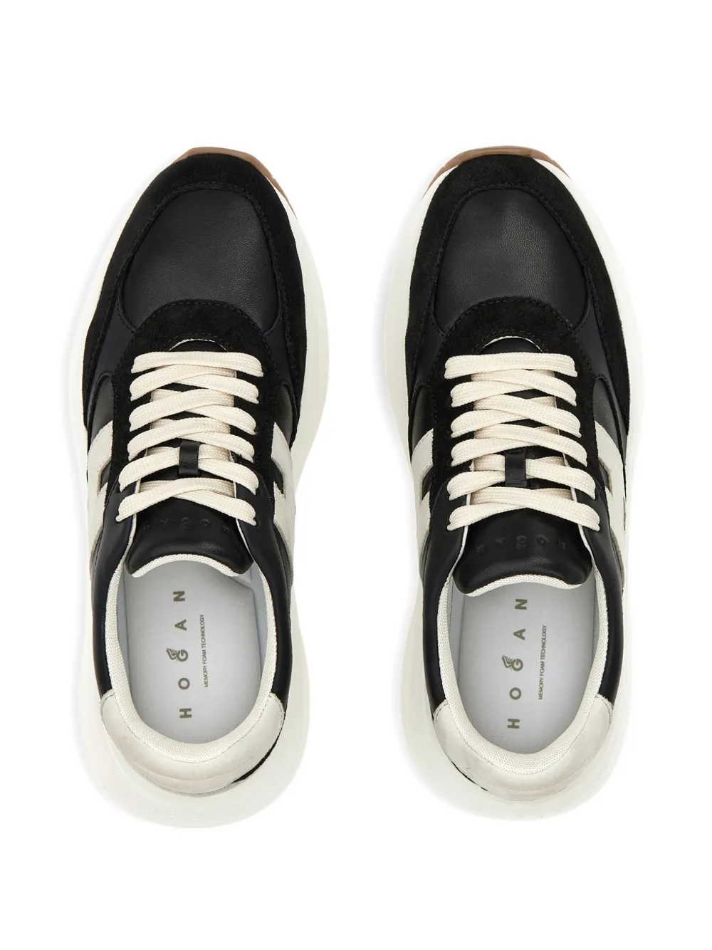 Hogan H696 chunky Runner sneakers Zwart