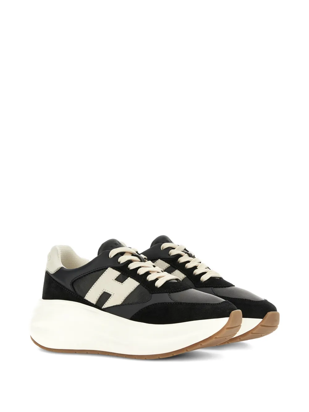 Hogan H696 chunky Runner sneakers Zwart