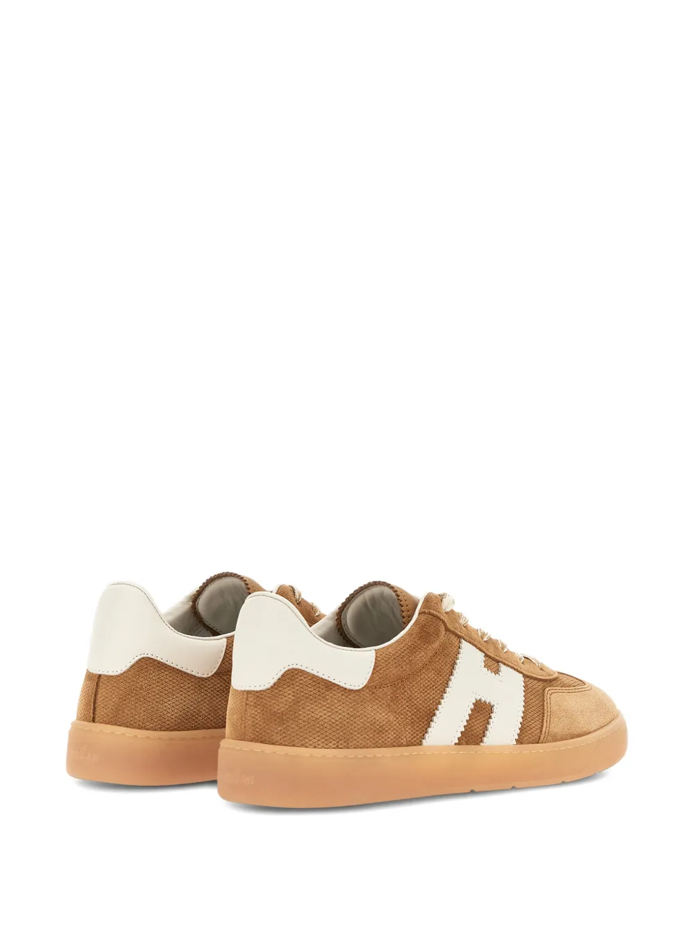 Hogan Cool logo-motif leather low-top sneakers Bruin