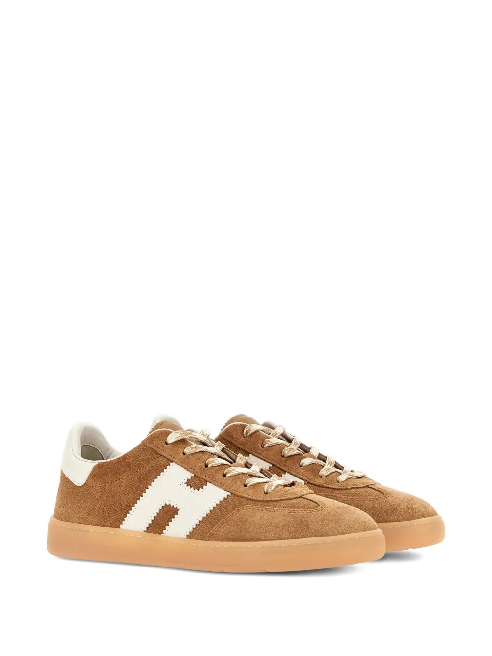 Hogan Cool logo-motif leather low-top sneakers Bruin