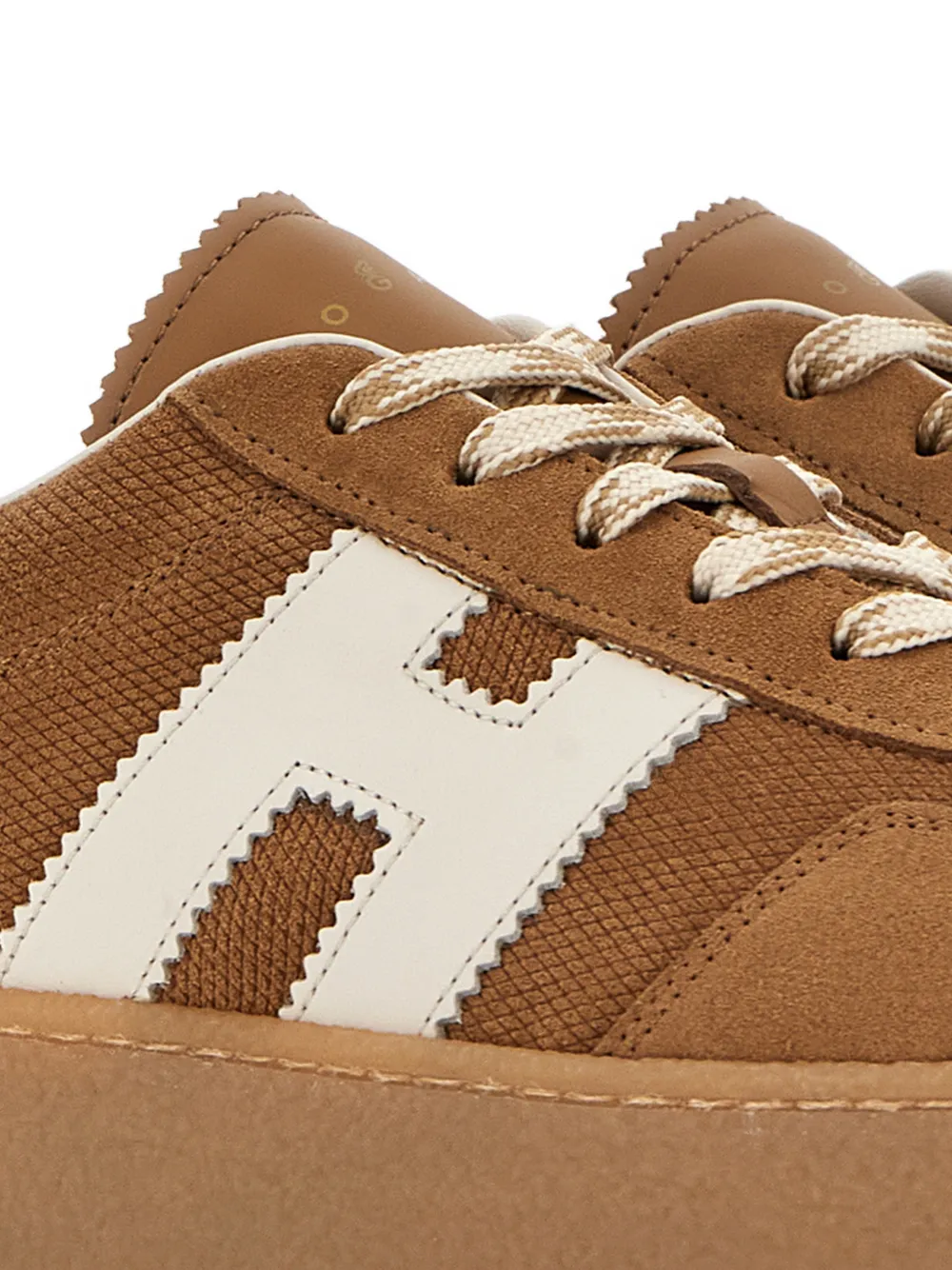 Hogan H698 sneakers met plateauzool Bruin