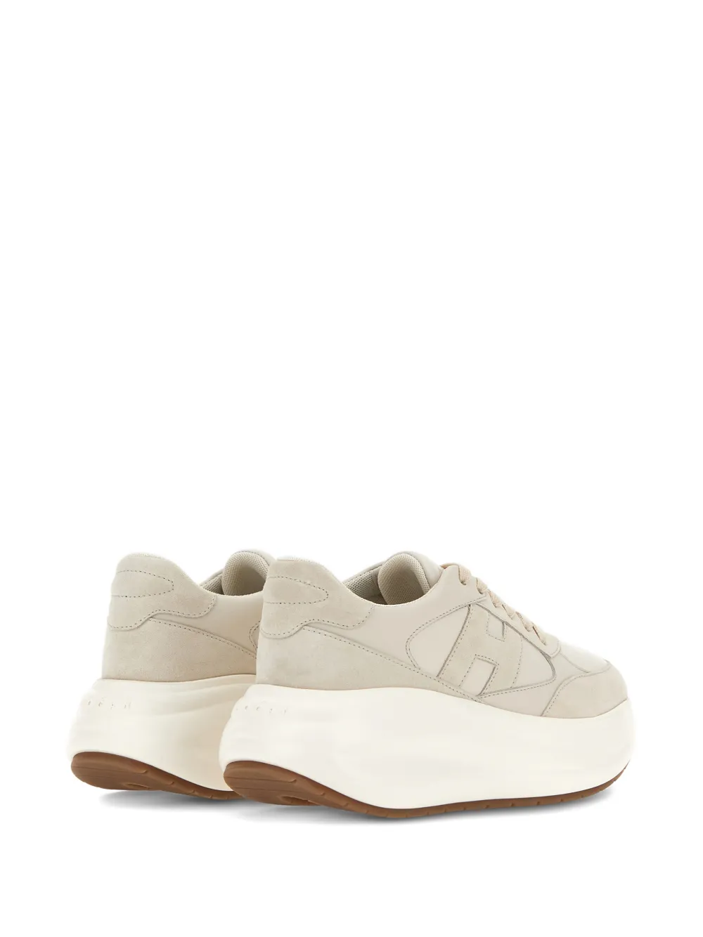 Hogan H696 suède sneakers Beige