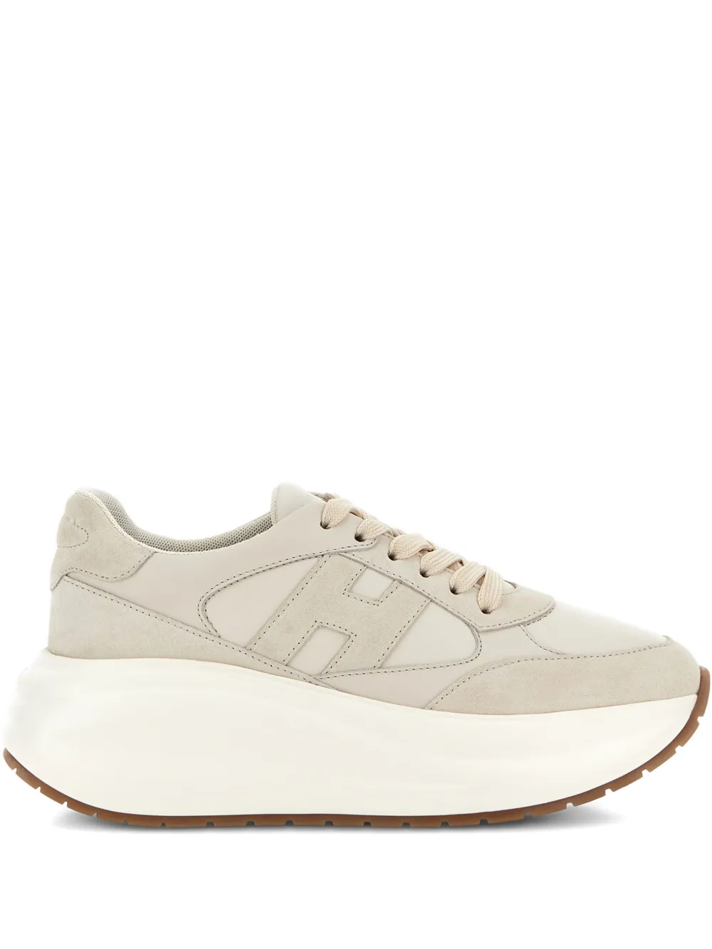 Hogan H696 suède sneakers Beige