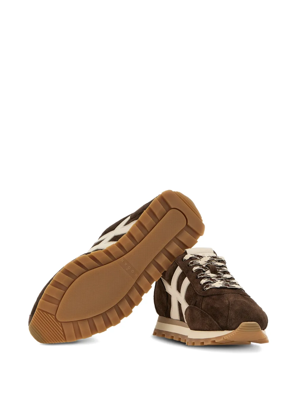 Hogan H671 86ER suède sneakers - Bruin