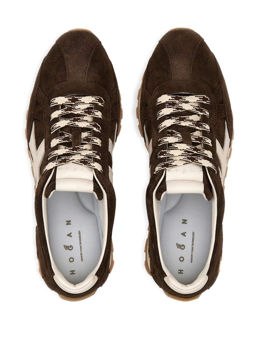 Hogan H671 86ER suède sneakers Bruin