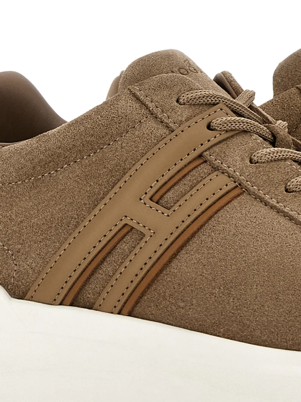 Hogan H580 logopatch sneakers Bruin