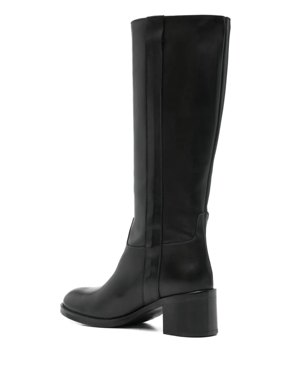 paola parisi Laarzen met blokhak Zwart