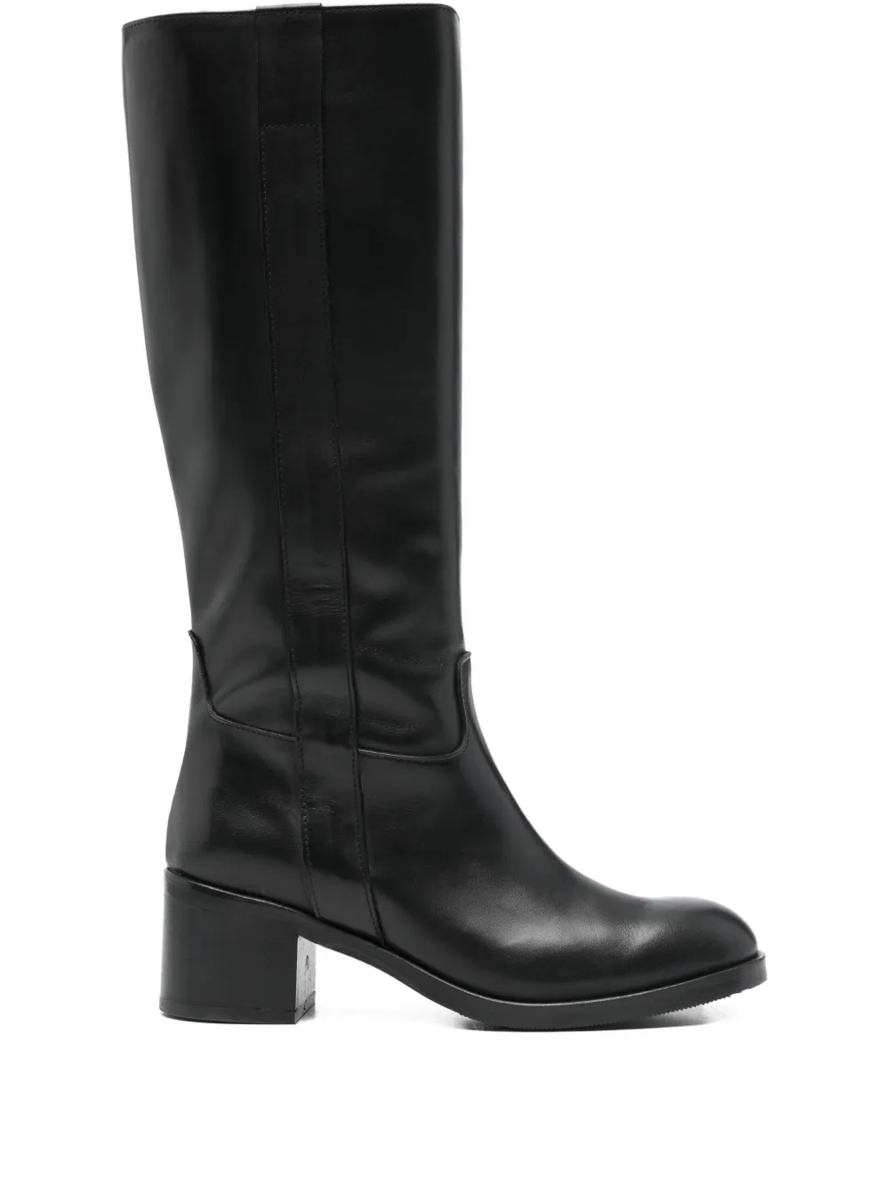 Paola Parisi 60mm Block-heel Boots In Black
