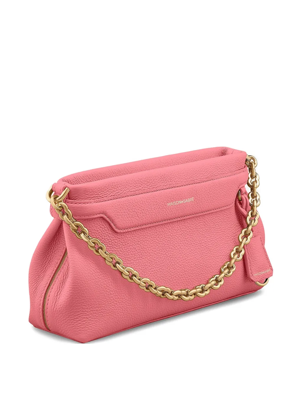 MAISON de SABRÉ The Palais Soirée chain leather shoulder bag - ピンク