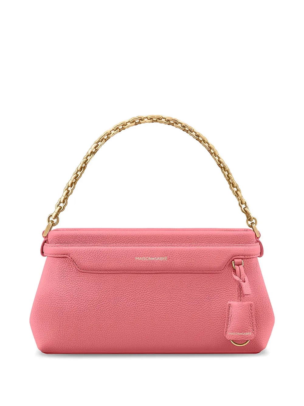 Maison De Sabre The Palais Soirée Chain Leather Shoulder Bag In Pink