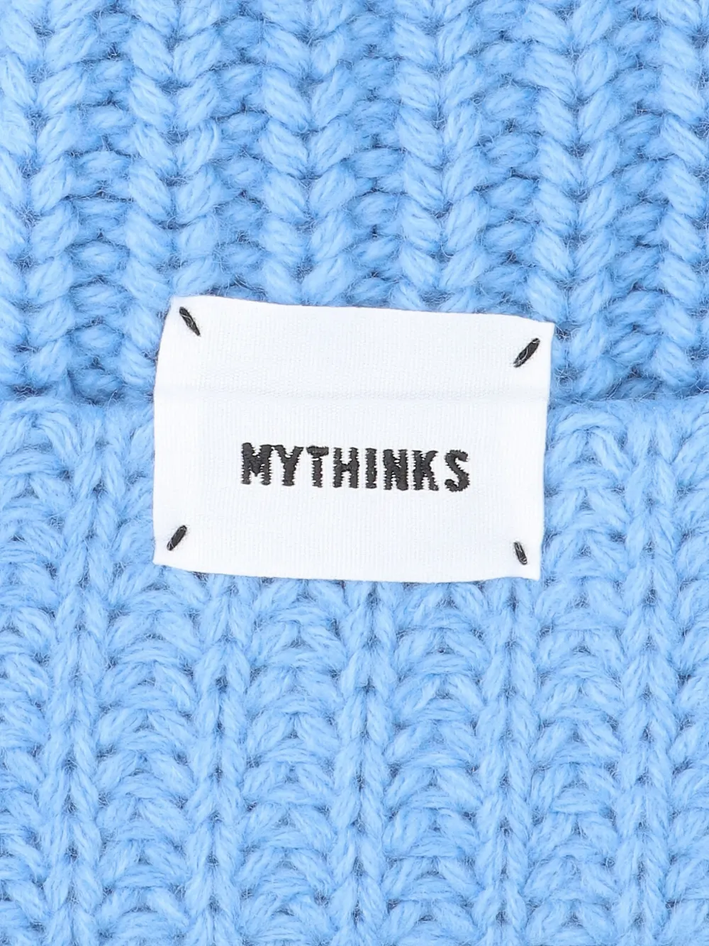 Mythinks Logo-patch Beanie Hat In Blue