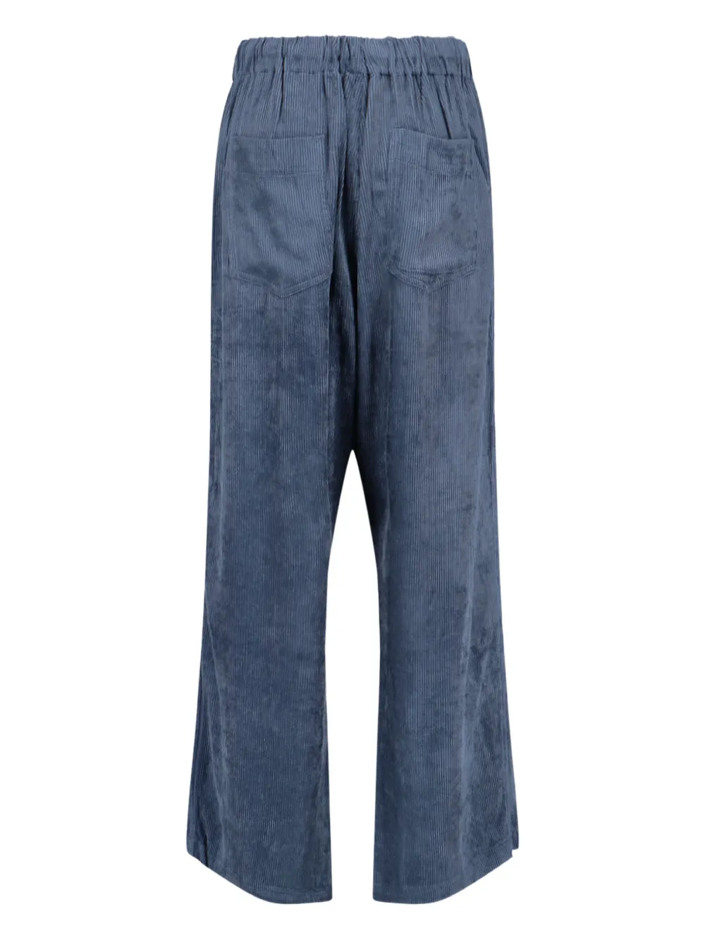 Mythinks drawstring straight trousers - Blauw