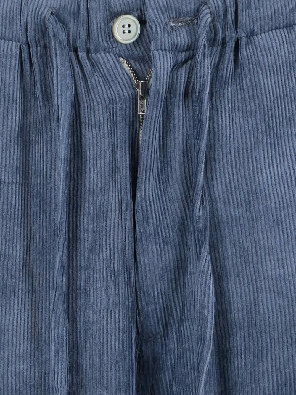 Mythinks Drawstring Straight Trousers In Blue