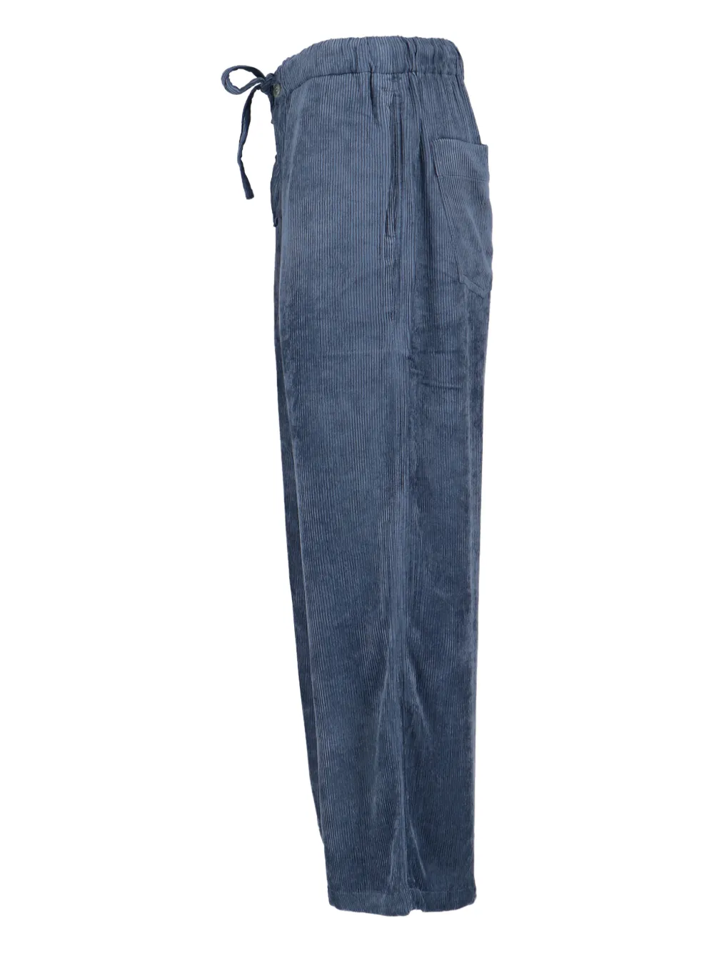 Mythinks Drawstring Straight Trousers In Blue