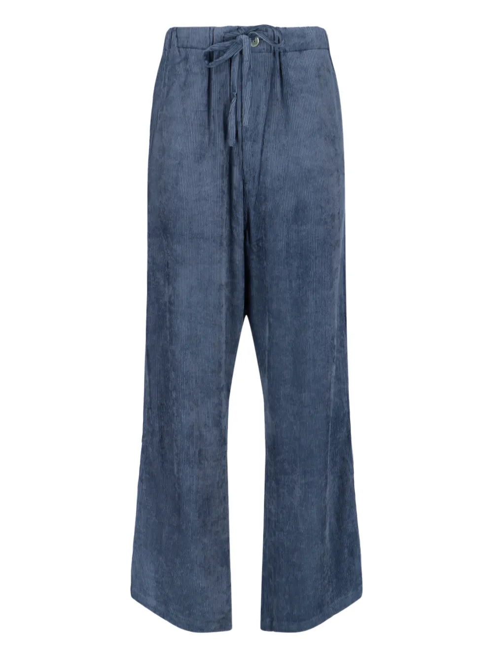 Mythinks Drawstring Straight Trousers In Blue