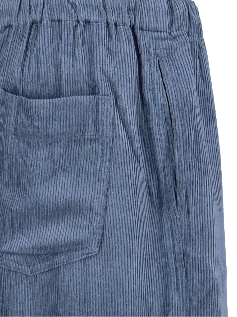 Mythinks Drawstring Straight Trousers In Blue