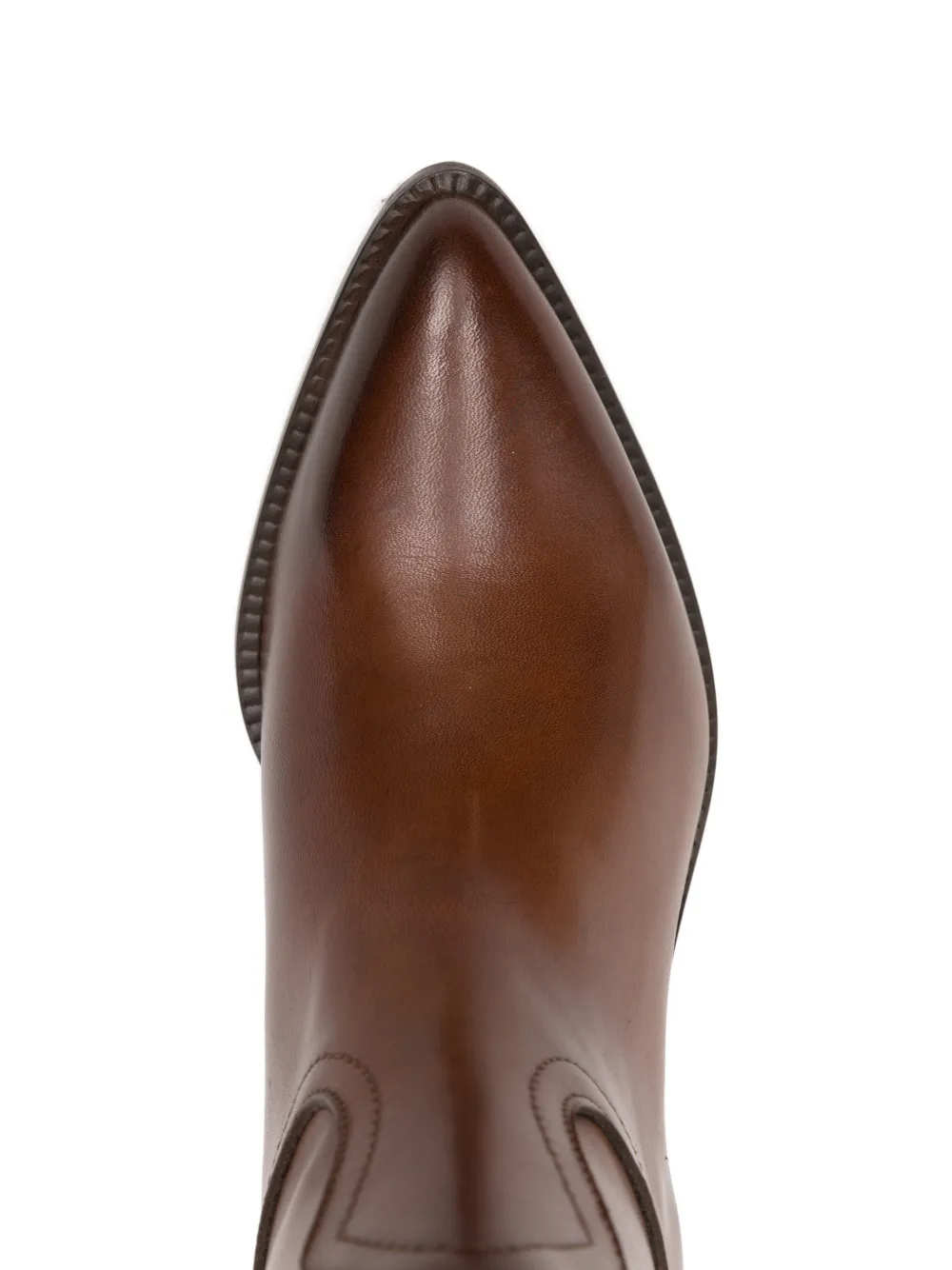 paola parisi 65mm laarzen met blokhak Bruin