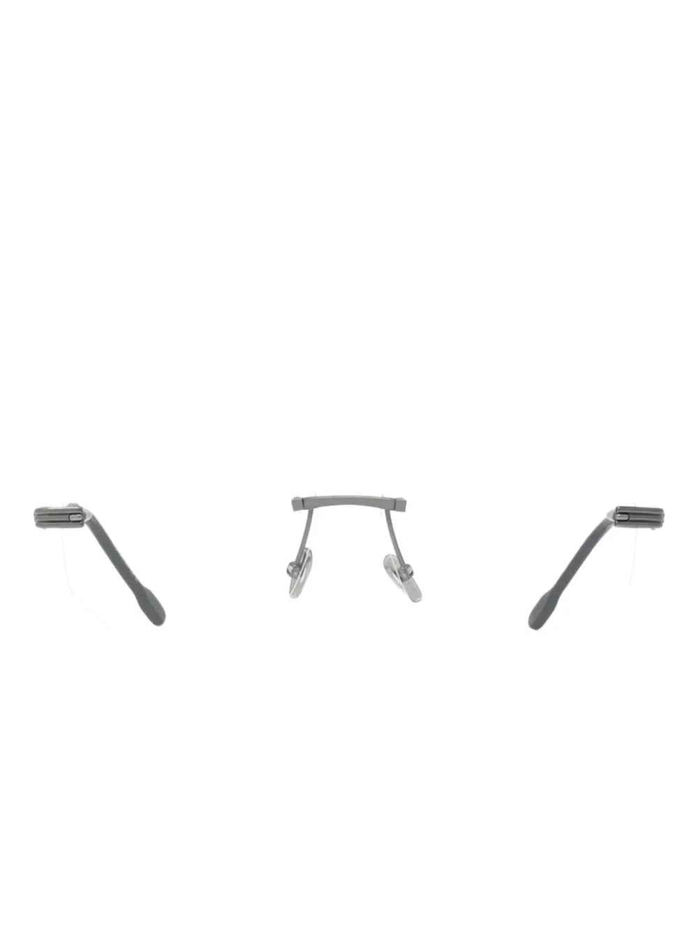 Fred lunettes de vue sans monture Godron | argent | Image 1