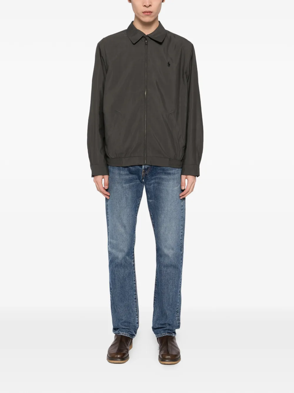 Polo Ralph Lauren Waterafstotend donsjack Grijs