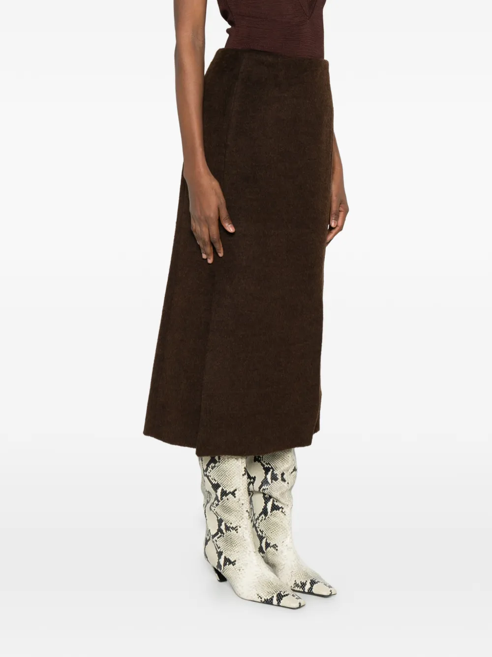 Tailored Midi Skirt