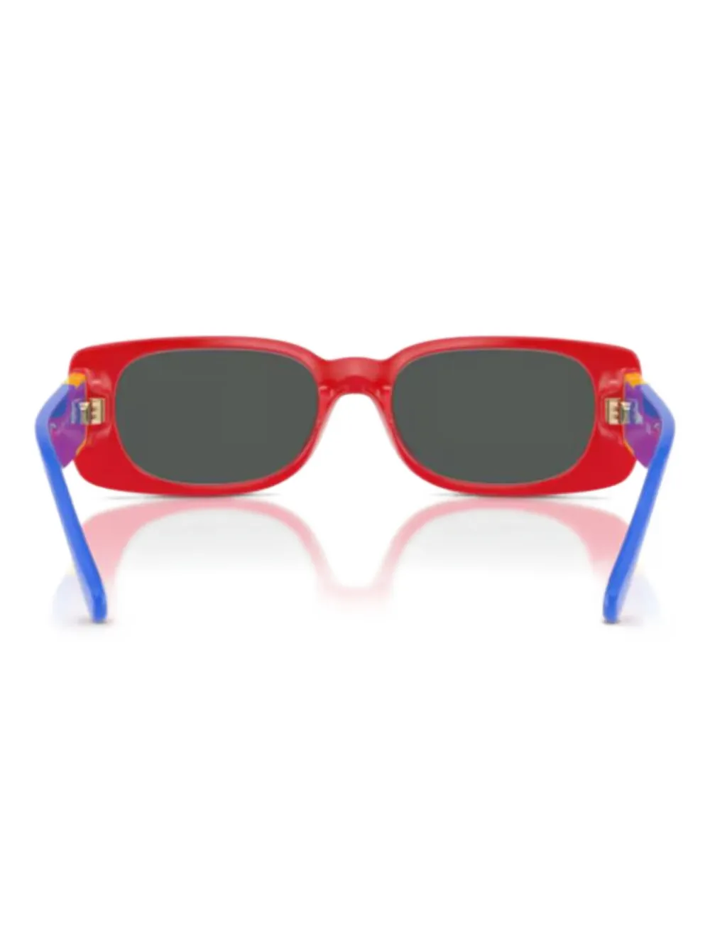 Versace Kids rectangle-frame sunglasses Rood