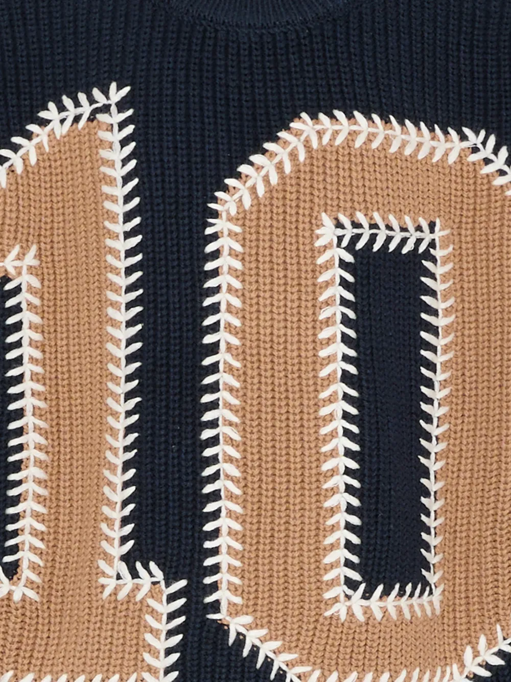 Barrow kids number-motif sweater Blauw