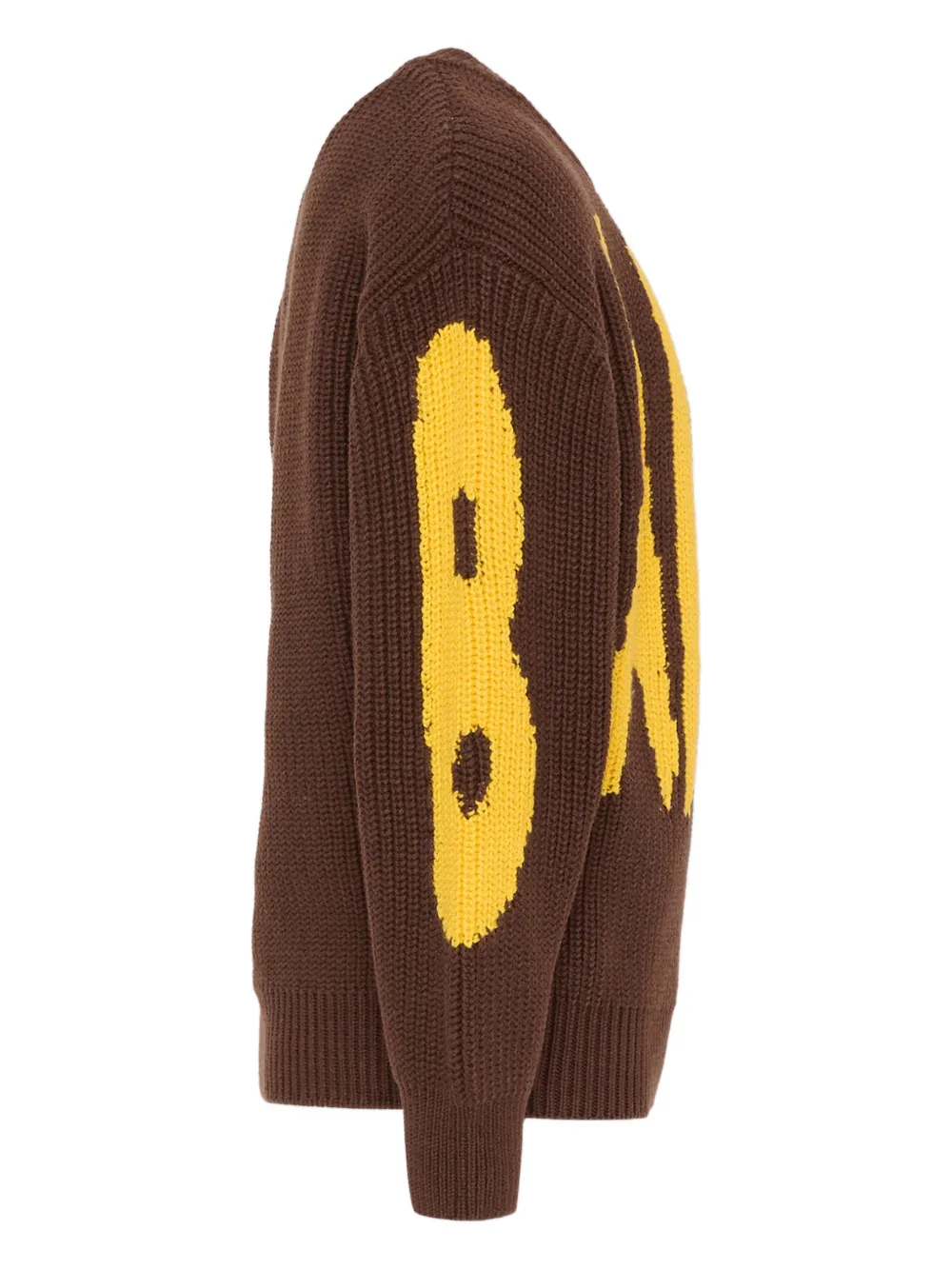Barrow kids logo-intarsia sweater Bruin