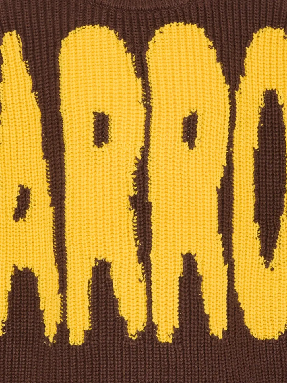 Barrow kids logo-intarsia sweater Bruin