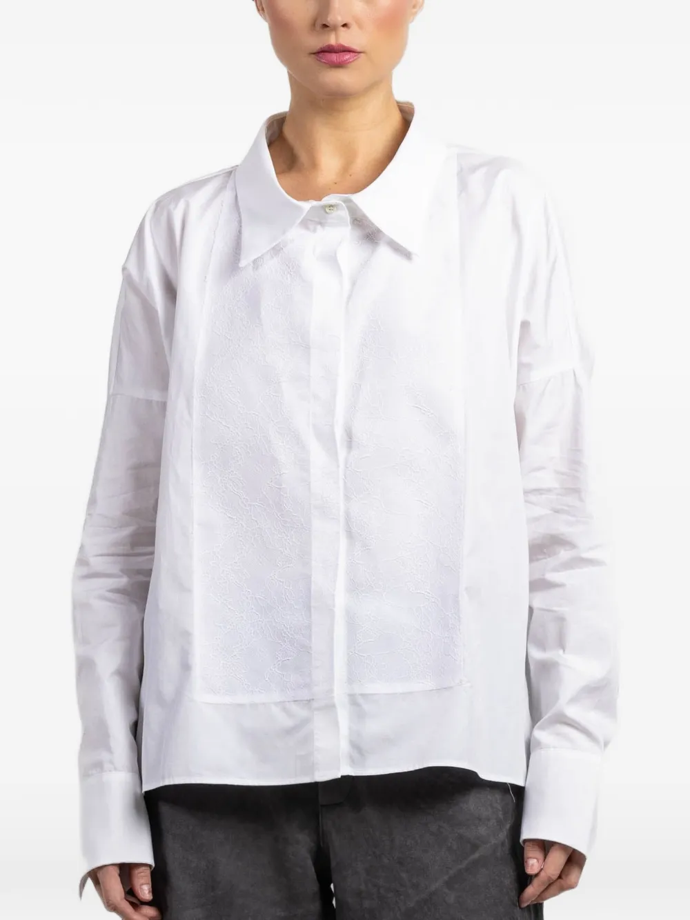 Jejia Tom long-sleeved shirt - Bianco