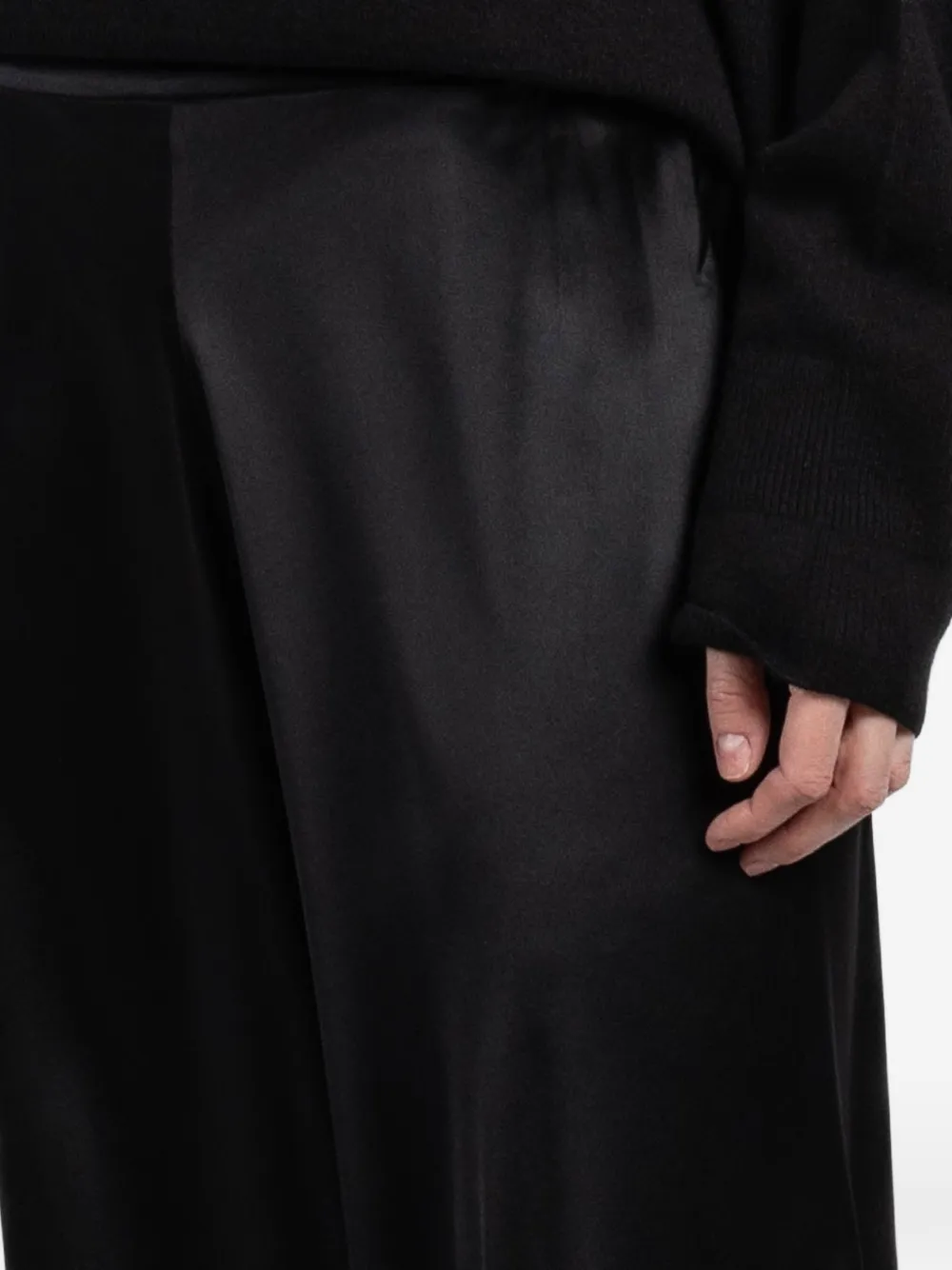 Peter Cohen Flared broek Zwart