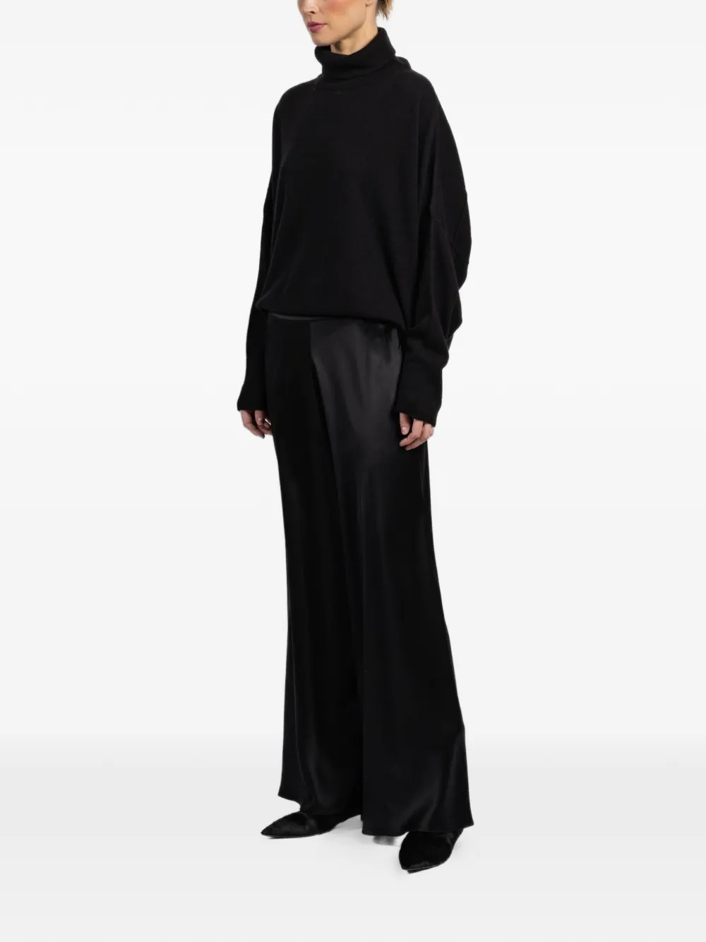 Peter Cohen Flared broek Zwart