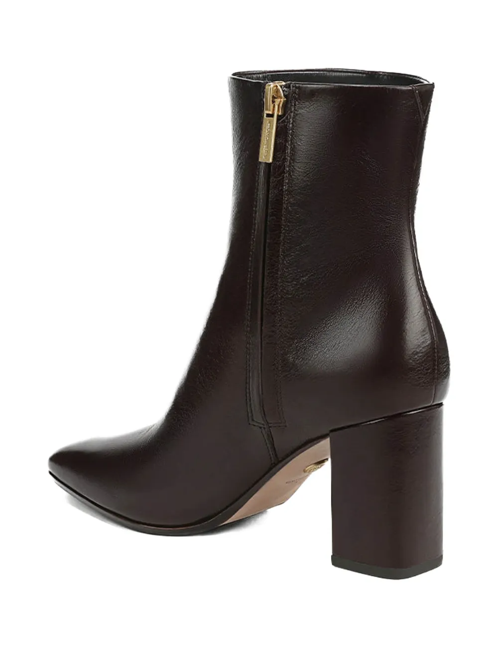 Veronica Beard Cera block-heel ankle boots Bruin