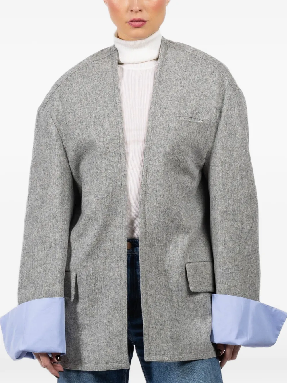 Jejia pocket grey jacket - Grigio